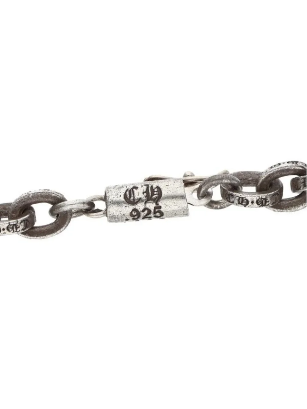 Chrome Hearts Paper Chain 24 Silver Necklace